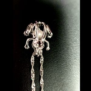 Frog pendant with 18 inch necklace